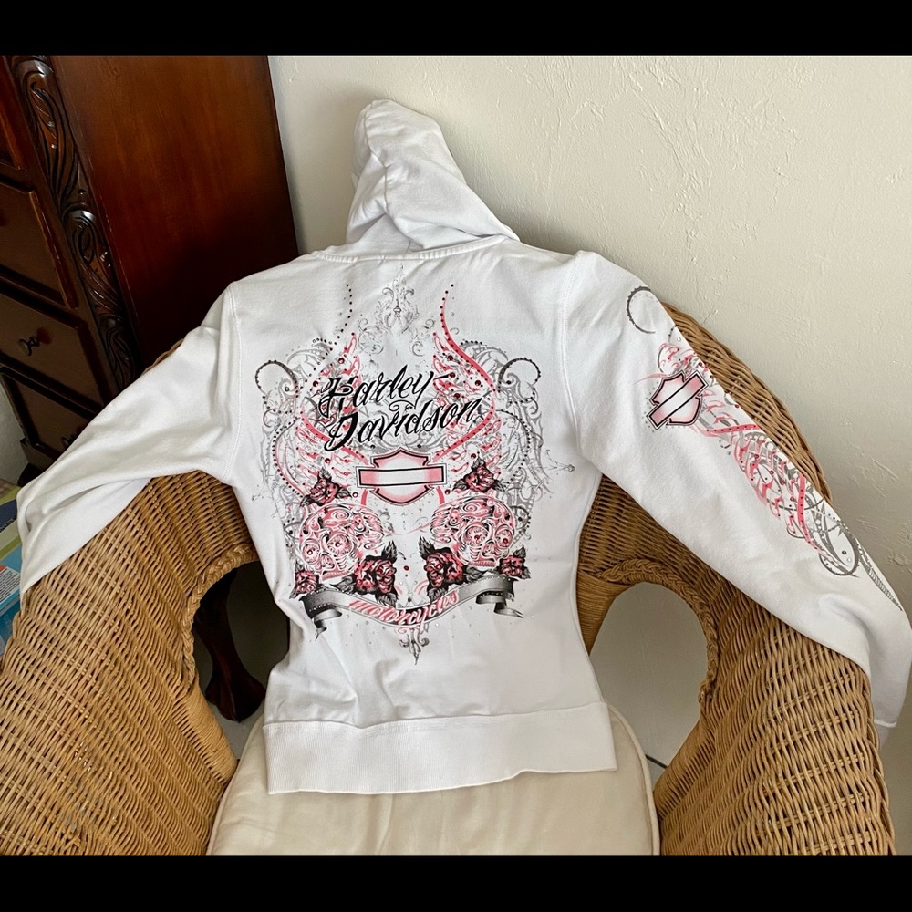 Harley Davidson hoodie zipper sweatshirt